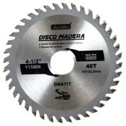DISCO SIERRA MADERA 40T – 4 1/2-115 mm"